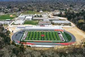 Roofing St. Michael’s New Football Stadium Press Box
